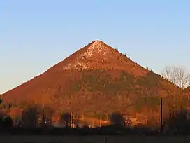 Tumtum Mountain, visible from Chelatchie