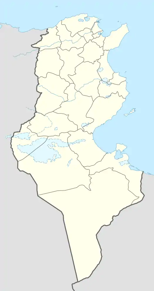 Dahmani is located in Tunisia