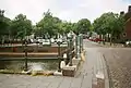 Old Rhine with Turfmarkt square at the background