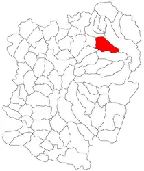 Location in Caraș-Severin County