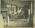 Tuthilltown Gristmill Interior circa 1940