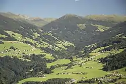 View of Kolsassberg and Innerweerberg