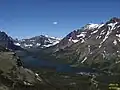 Two Medicine Lake seen from the trail to Scenic Point