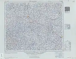 Map including Shouguang (labeled as 壽光 SHOU-KUANG (SHOWKWANG) (Walled)) (AMS, 1953)