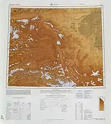 Map including Kargilik (labeled as YEH-CH'ENG (KARGHALIK)) and surrounding region from the International Map of the World (AMS, 1966)