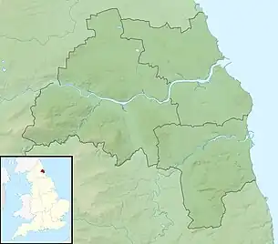 Battle of Boldon Hill is located in Tyne and Wear