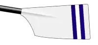 Image showing the rowing club's blade colours