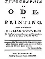 1730 Typographia  An Ode on Printing