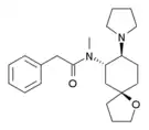 Chemical structure of U-69593.