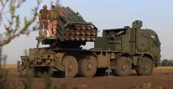 8x8 Bureviy rocket system