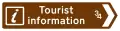 Direction and distance to a Tourist Information point or centre