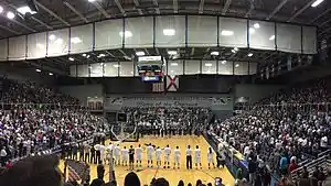 A record crowd watched UNF win the 2015 A-Sun Tournament title