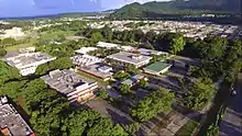 The UPR Humacao Campus aerial view.