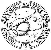 Original 1959 NASA seal, rendered in black and white