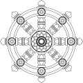 The insignia for Buddhist chaplains in the United States Armed Forces.