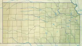 Location of Webster Reservoir in Kansas, USA.