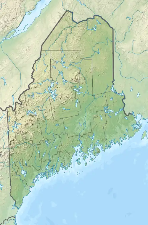 Sebec River is located in Maine