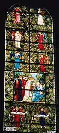 Edward Burne-Jones and William Morris' The Worship of the Magi window (1882)