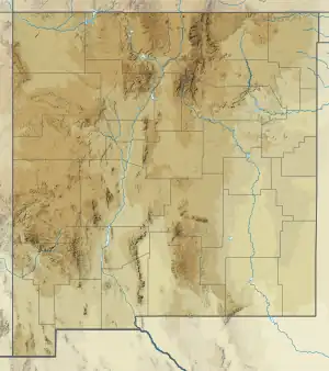 Ocate Peak is located in New Mexico