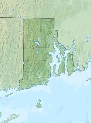 Worden Pond is located in Rhode Island