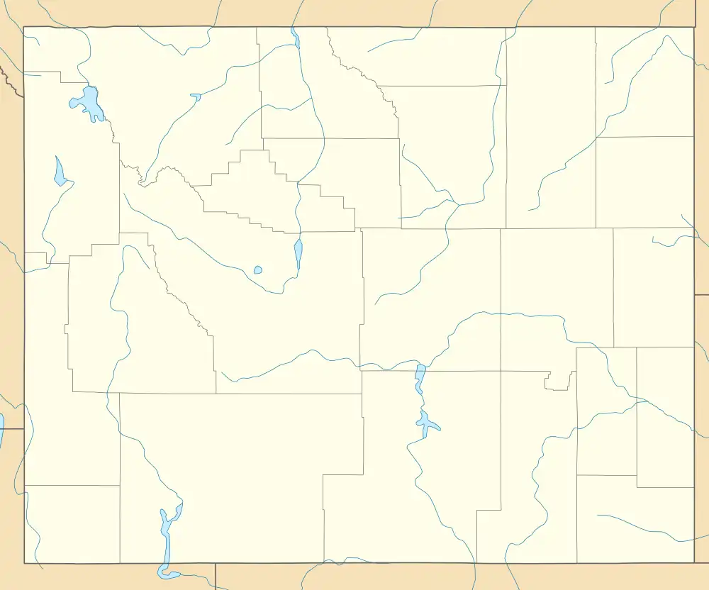 Entrance Station is located in Wyoming