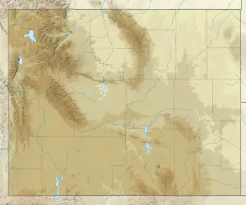 Static Peak Divide is located in Wyoming