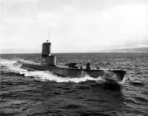 Carp underway, c. 1960s.