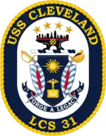 USS Cleveland Coat of Arms