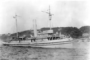 USS Genesee (Fleet Tug No. 55) at Queenstown, Ireland, in 1918