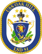 Crest of the USS Oak Hill