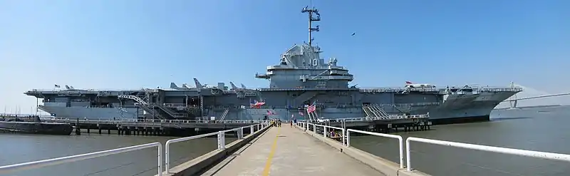 Panoramic image of Yorktown at Patriots Point