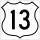 U.S. Route 13 Alternate marker