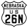 U.S. Highway 26N marker