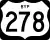 U.S. Highway 278 Bypass marker