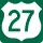 U.S. Highway 27 Alternate marker