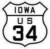 1926-era US 34 shield