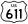 U.S. Route 611 Alternate marker