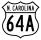 U.S. Highway 64A marker