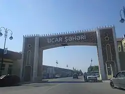 Entrance to Ucar city