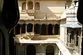 Balconies at the City Palace.