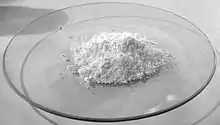 Powder of barium carbonate