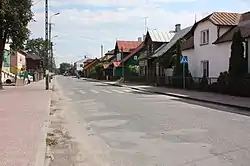 Kościuszki street in Sadowne