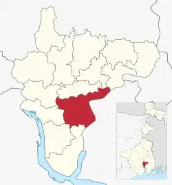 Location in West Bengal