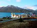 Mt. Newhall (left) and Unalaska