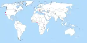 A map of Unarius centres worldwide