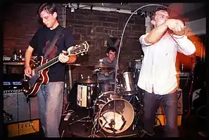 Uncle John and Whitelock performing live 3 August 2005Photo: Stephen Robinson