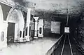 Underground platform in the 1920s