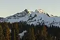 Unicorn Peak (left) and Foss Peak (right) in winter