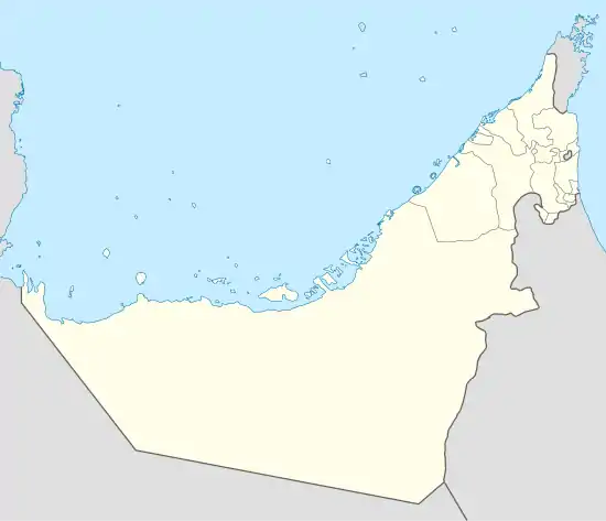 2016–17 UAE Division 1 is located in United Arab Emirates