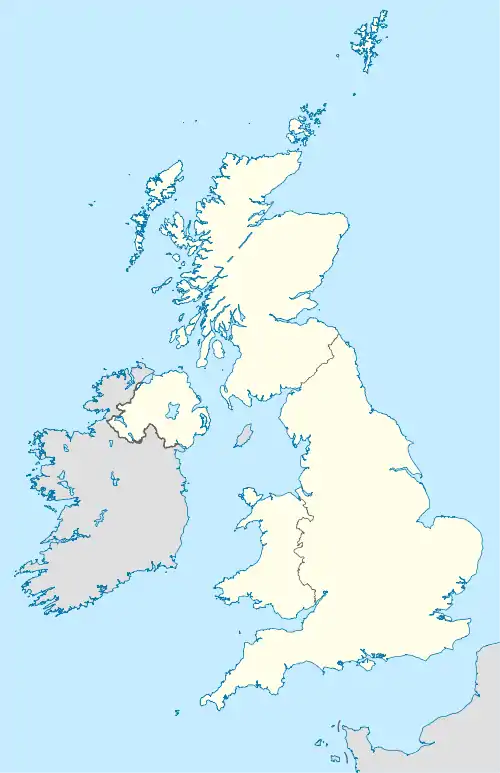 2007–08 Celtic League is located in the United Kingdom